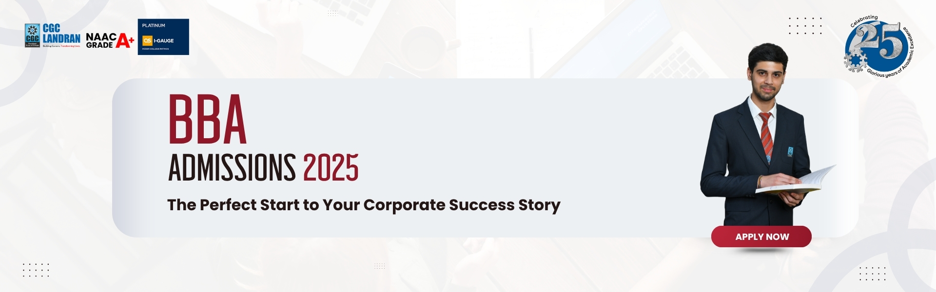 BBA Admissions 2025 - The Perfect Start to Your Corporate Success Story 