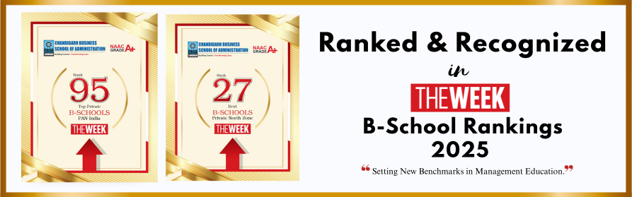 Ranked & Recognized -CBSA Landran Shines in The Week B-School List 2025!