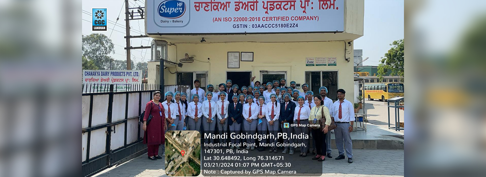 CGC MBA Students Gain Valuable Insights at HF Super-Chanakya Dairy Plant Visit in Mandi Gobindgarh 