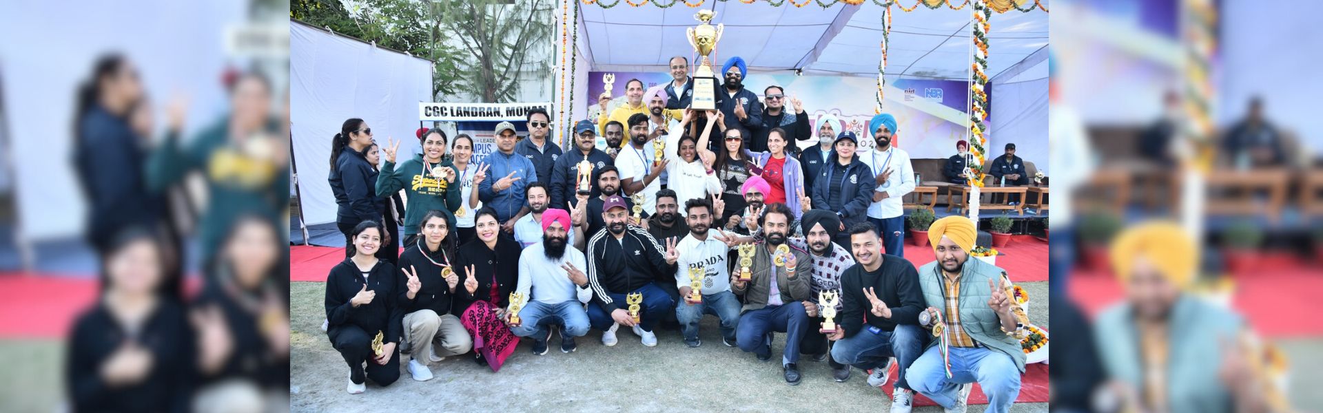 CGC College of Engineering Triumphs at Faculty Sporthathon 2025, Bagged the Overall Trophy!