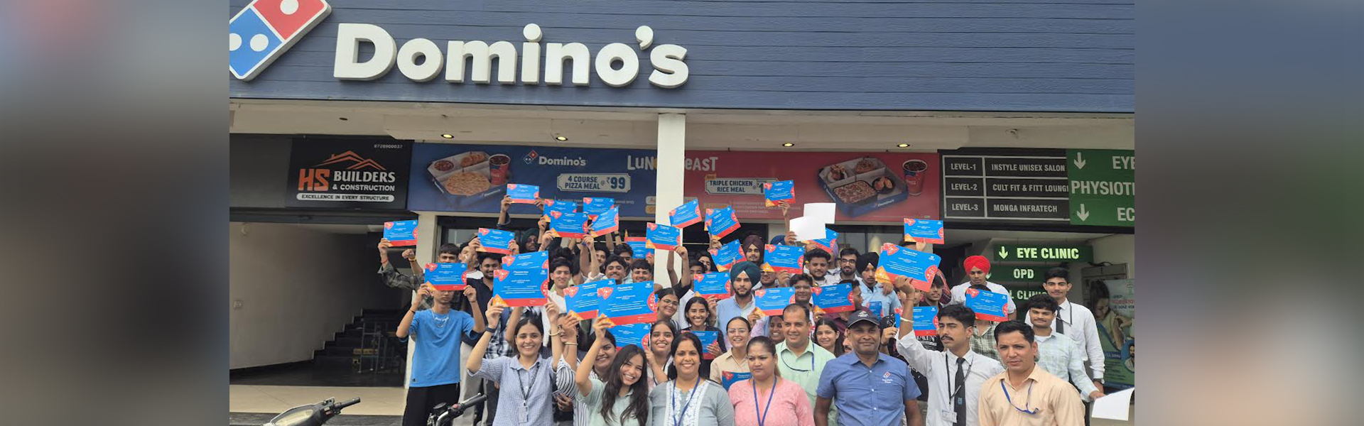 INDUSTRIAL VISIT TO DOMINOS, MOHALI 