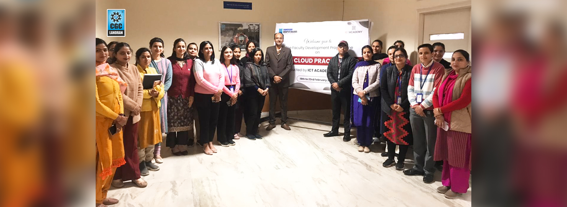 ICT Academy's FDP at CGC Landran Boosts Faculty's Cloud Computing Skills