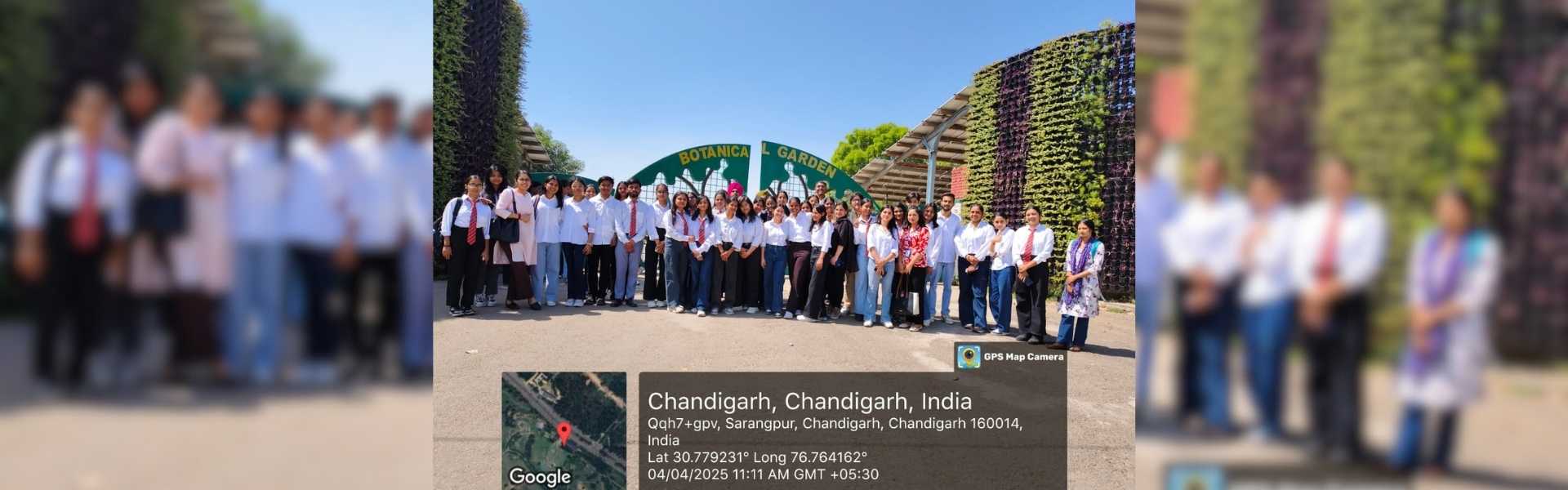 Educational Visit to Botanical Garden, Sarangpur, Chandigarh by  Department of Biotechnology 