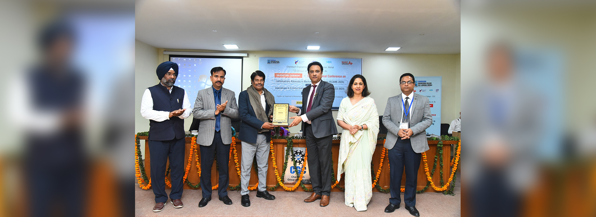 CEC CGCLandran Hosts Valedictory Session for ICCAME-2024 and ICCS-2024 with Distinguished Guests and Keynote Speakers