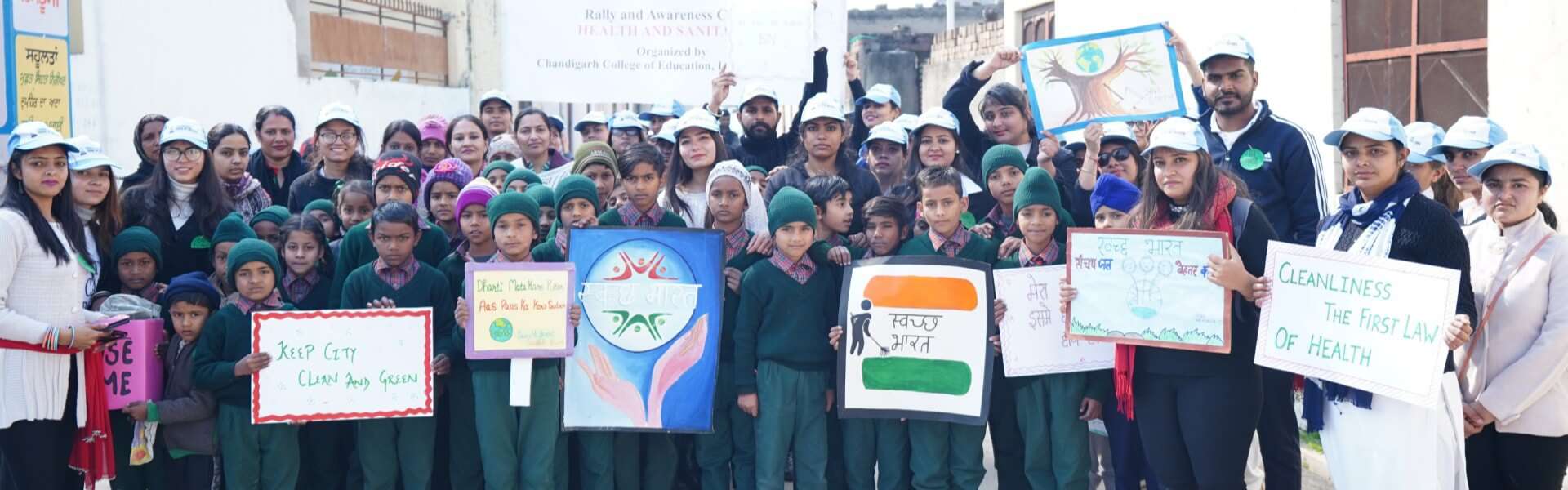 CGC conducted a Health Awareness Rally in the villages of Saidpur and Sawara. 