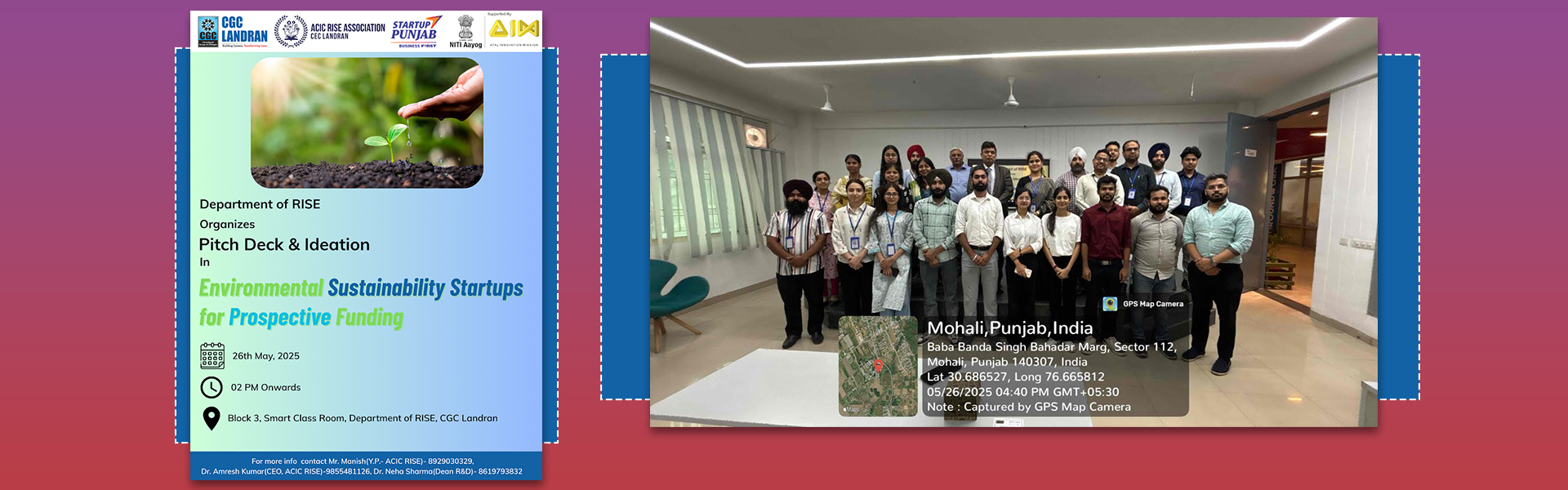 Event on Pitch Deck & Ideation in Environmental Sustainability Startups for Prospective Funding