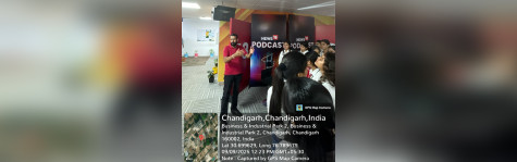 Industrial visit to News 18 channel, Industrial Area, Phase 2,Chandigarh