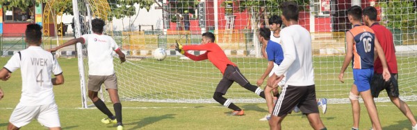 The Inter Department Football Tournament kick-started today at the campus with sheer zeal!